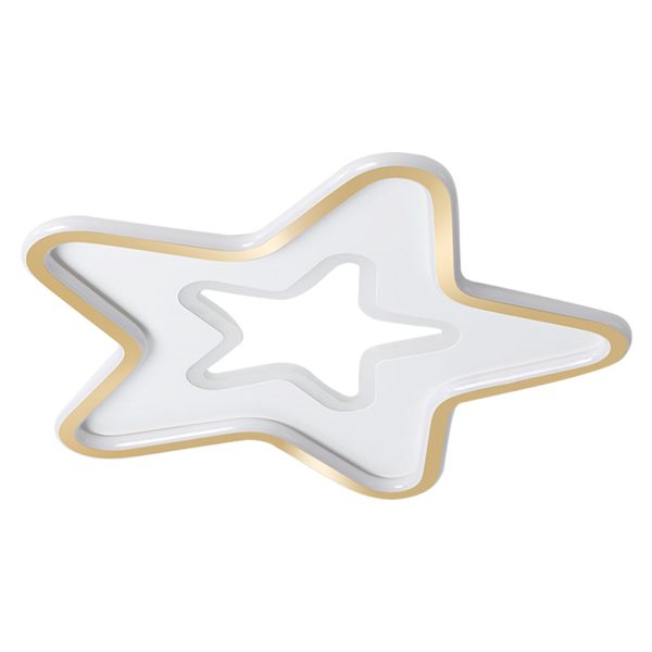 Nordic Simple LED Ultra-thin Five Pointed Star Ceiling Light Kid's Bedroom Lamp - Image 8