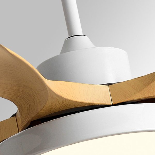 60 Inch Ceiling Fan with Lights and Remote Control Nordic Ceiling Fan Lamp with Silent Inverter - Image 11