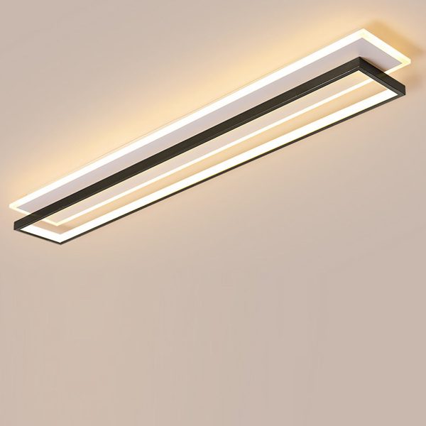 Minimalist Personalized Creative LED Three Color Dimming Strip Wall Lamp - Image 6