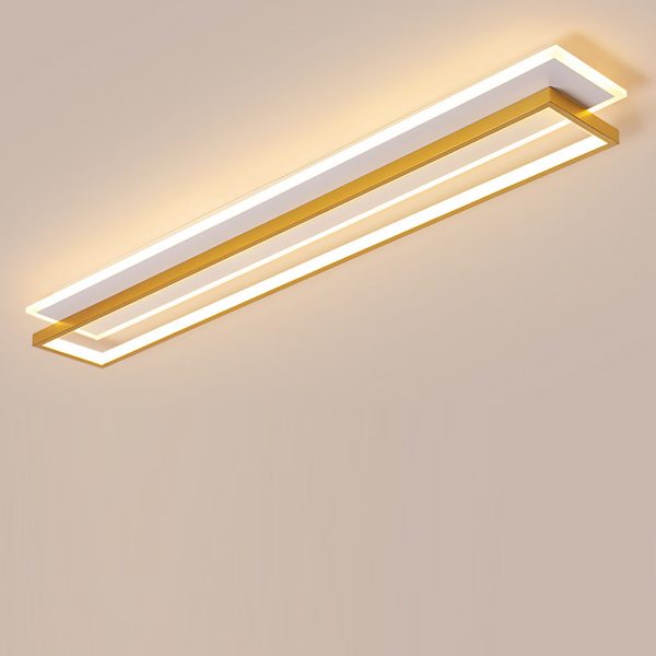 Minimalist Personalized Creative LED Three Color Dimming Strip Wall Lamp - Image 8