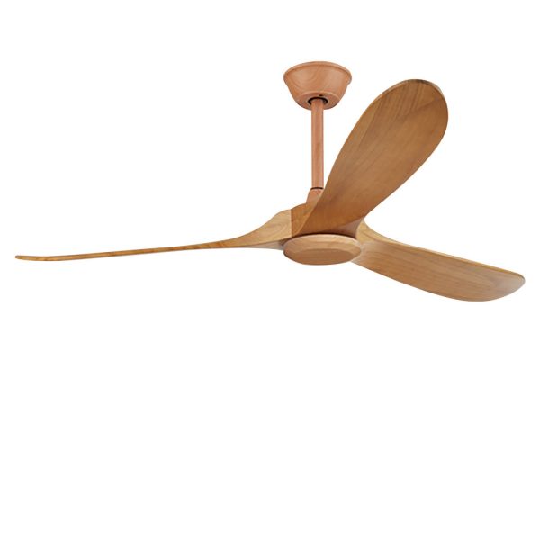 Retro Solid Wood Frequency Conversion Silent Dimming Ceiling Fan with Lights - Image 14