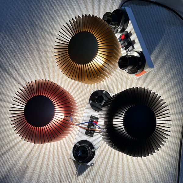 Modern Minimalist Aluminum Round Sun Flower Design LED Wall Sconce Lamp For Living Room - Image 9
