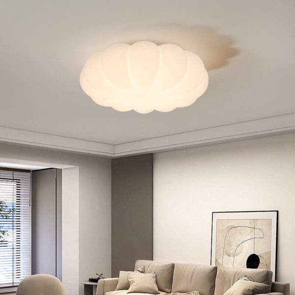 Contemporary Nordic Metal Kid's Flowers LED Flush Mount Ceiling Light For Bedroom - Image 11