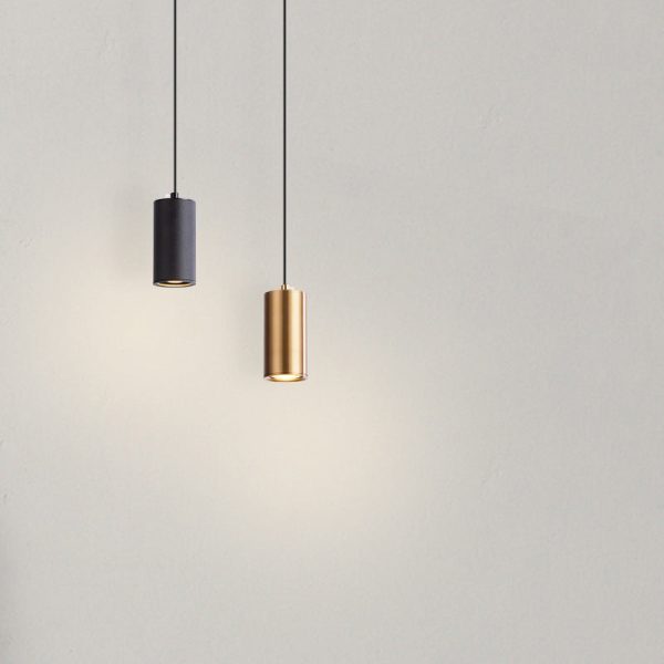Nordic Minimalist Column Iron Mini 1-Light Pendant Light - Image 17