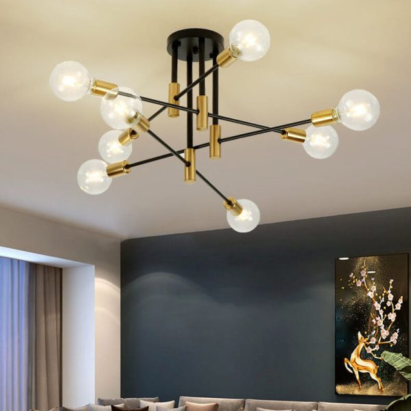 Nordic Minimalist Iron 4/6/8-Light Island Light Chandelier - Image 24