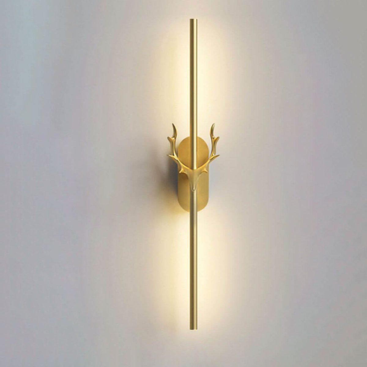 Modern Light Luxury Aluminum Long Strip Antler Shape LED Wall Sconce Lamp - Image 14