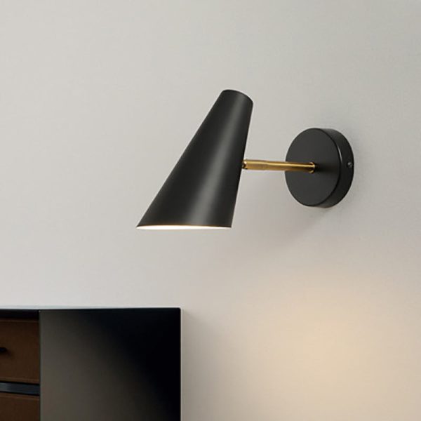 Contemporary Nordic Iron Horn Rotatable 1-Light Wall Sconce Lamp For Living Room - Image 3