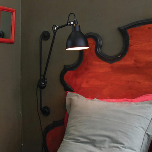 Industrial Vintage Iron Long Pole Swing Arm 1-Light Wall Sconce Lamp - Image 4