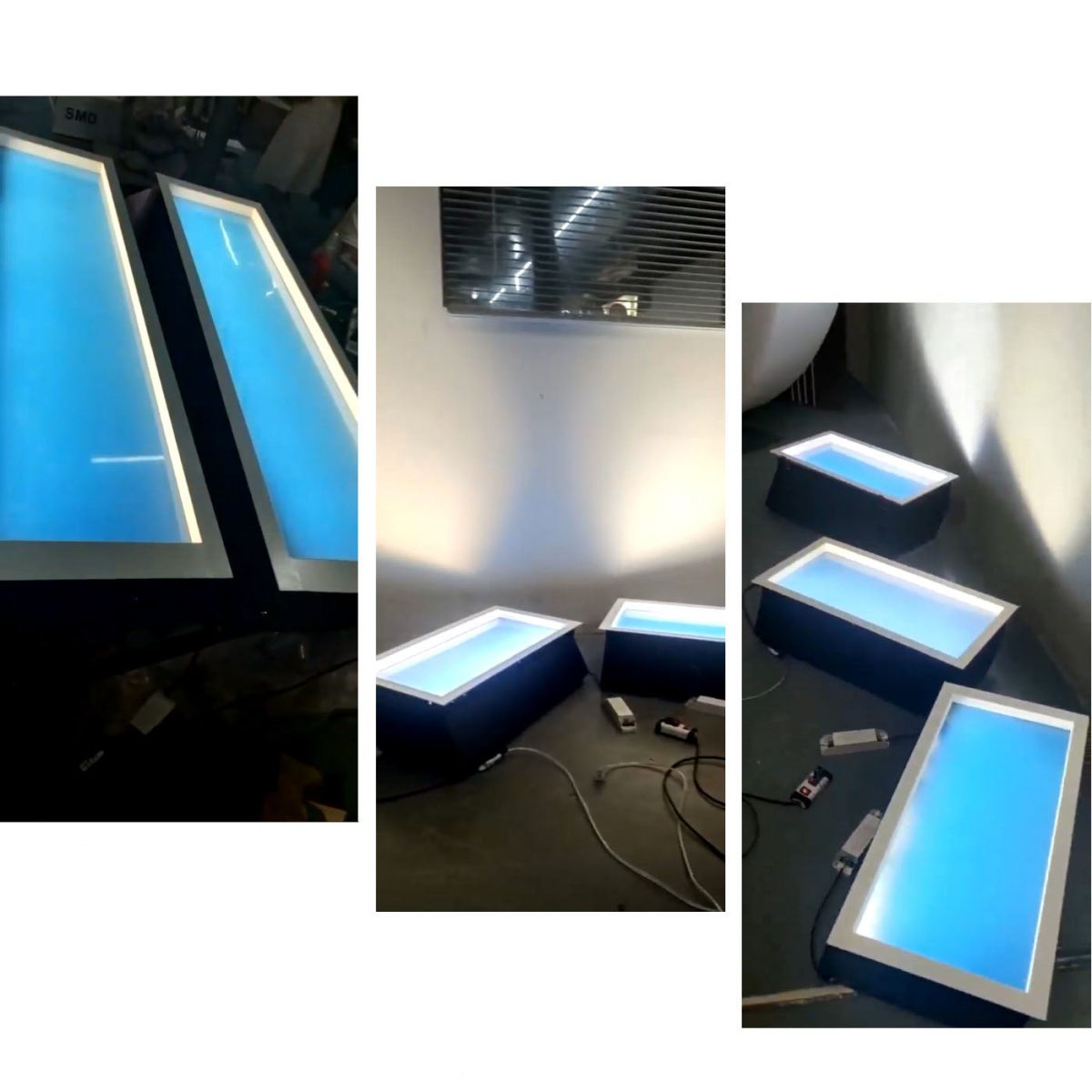Modern Smart Blue Sky Aluminum LED Flush Mount Ceiling Light - Image 17