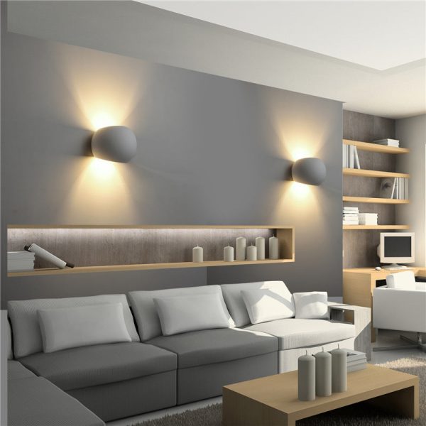 Modern Simple Round Drum Up and Down 1-Light  Wall Sconce Lamp - Image 6