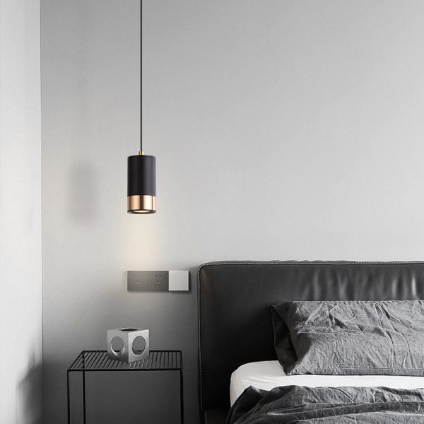 Nordic Minimalist Column Iron Mini 1-Light Pendant Light - Image 19