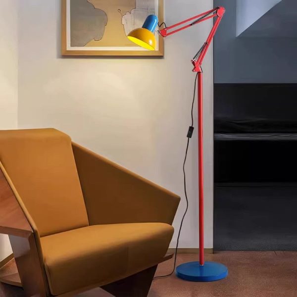 Modern Simplicity Iron Half Circle 1-Light Standing Floor Lamp For Bedroom - Image 2