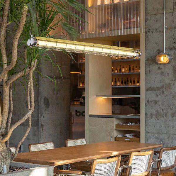 Contemporary Industrial Long Hardware Acrylic 1/2 Light Island Light Chandelier For Dining Room - Image 10