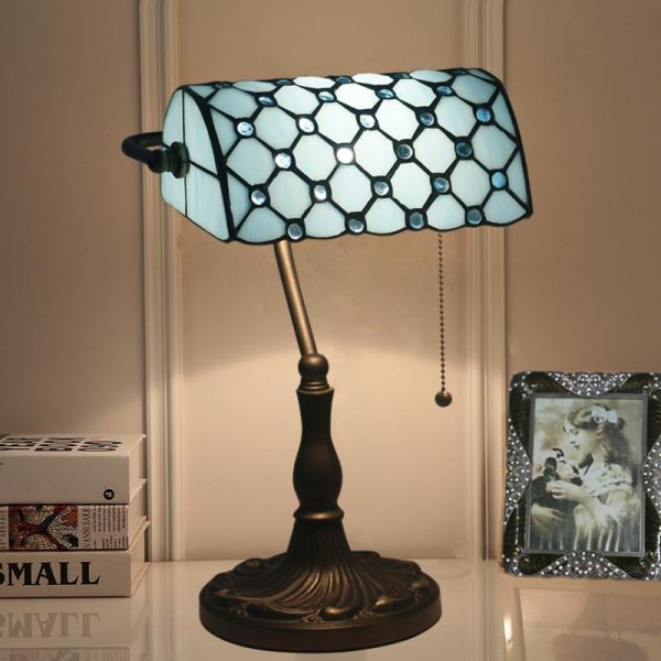 Vintage Creative Glass 1-Light Zipper Switch Table Lamp - Image 14