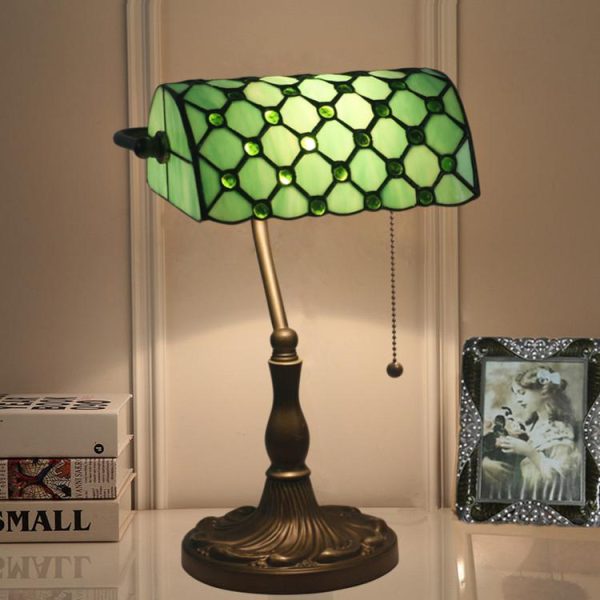 Vintage Creative Glass 1-Light Zipper Switch Table Lamp - Image 5