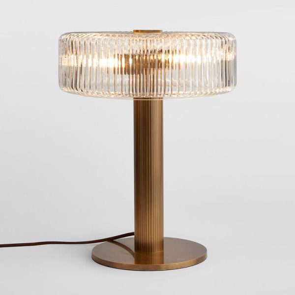 Nordic Modern Simple Cylinder Glass LED Decorative Table Lamp - Image 2