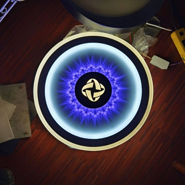 Round Acrylic Simple LED Flush Mount Light - Image 4