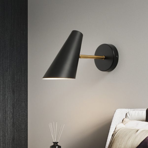Contemporary Nordic Iron Horn Rotatable 1-Light Wall Sconce Lamp For Living Room - Image 12