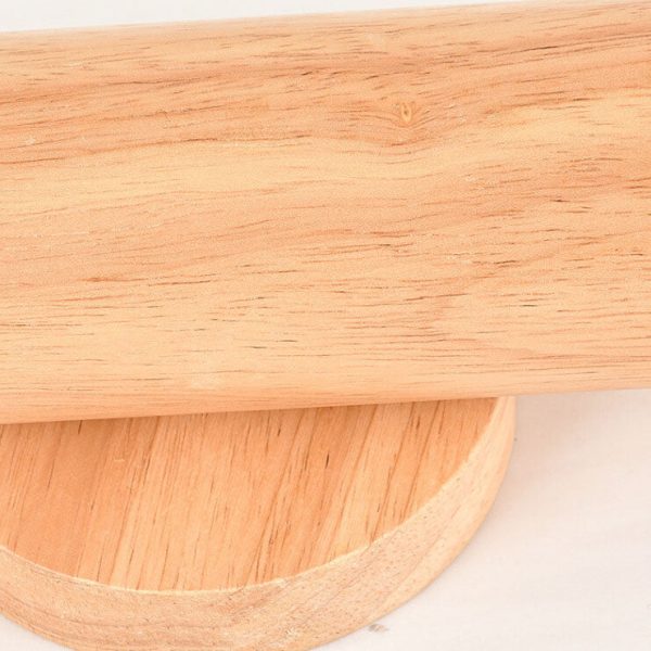 Modern Simple Warm Solid Wood Strip Double Head LED Wall Sconce Lamp - Image 6
