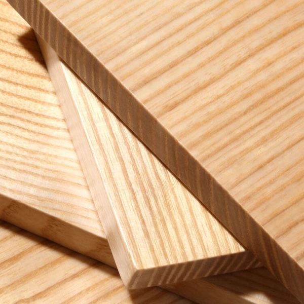 Nordic Simple Solid Wood Round LED Flush Mount Ceiling Light - Image 15