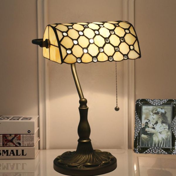 Vintage Creative Glass 1-Light Zipper Switch Table Lamp - Image 15