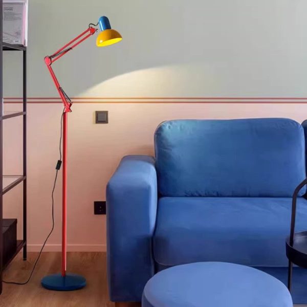 Modern Simplicity Iron Half Circle 1-Light Standing Floor Lamp For Bedroom - Image 8