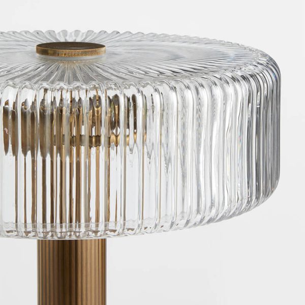 Nordic Modern Simple Cylinder Glass LED Decorative Table Lamp - Image 4
