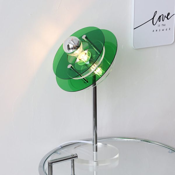 Modern Acrylic Space Saucer Design 1-Light Table Lamp - Image 21