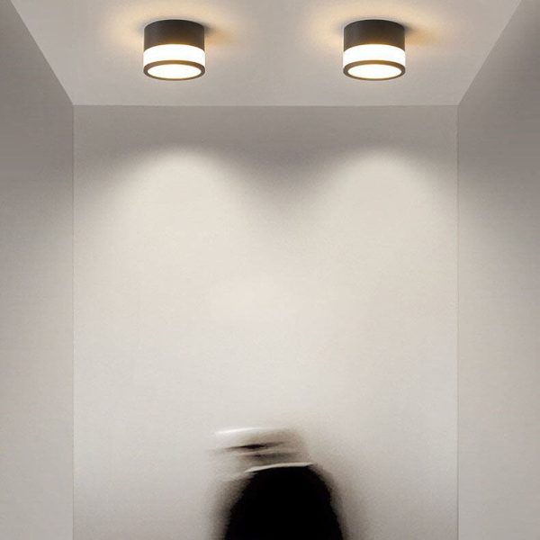 Modern Minimalist 1-Light LED Flush Mount Ceiling Light