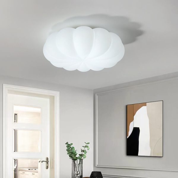 Contemporary Nordic Metal Kid's Flowers LED Flush Mount Ceiling Light For Bedroom - Image 2