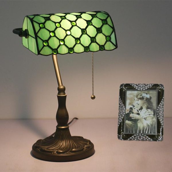 Vintage Creative Glass 1-Light Zipper Switch Table Lamp - Image 6