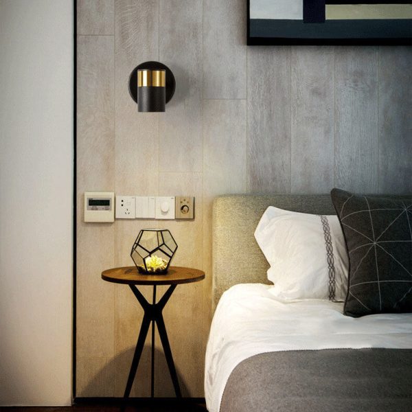 Modern Light Luxury Cylindrical 1-Light Wall Sconce Lamp - Image 8