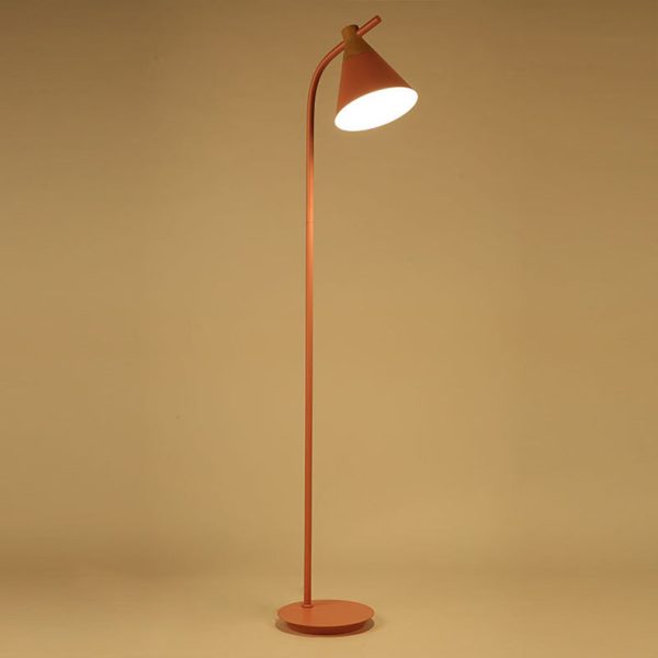 Nordic Creative Macaron Cone Shade 1-Light Standing Floor Lamp - Image 2