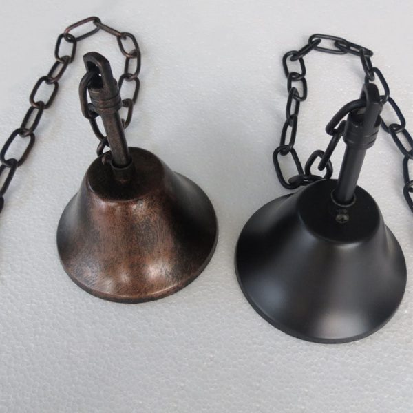 Traditional Rustic Round Glass Bucket Iron Candelabra 3-Light Chandelier For Living Room - Image 15