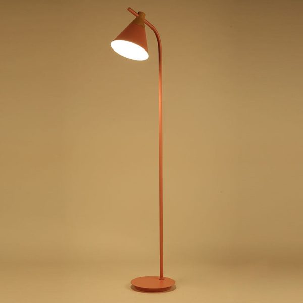Nordic Creative Macaron Cone Shade 1-Light Standing Floor Lamp - Image 10