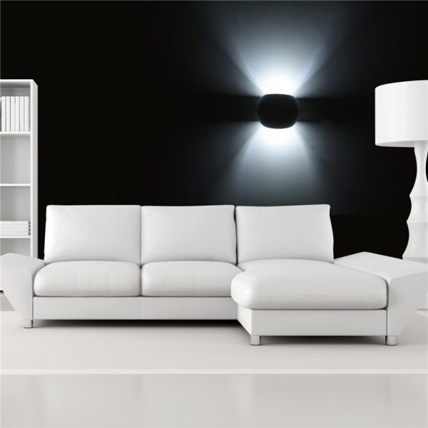 Modern Simple Round Drum Up and Down 1-Light  Wall Sconce Lamp - Image 8