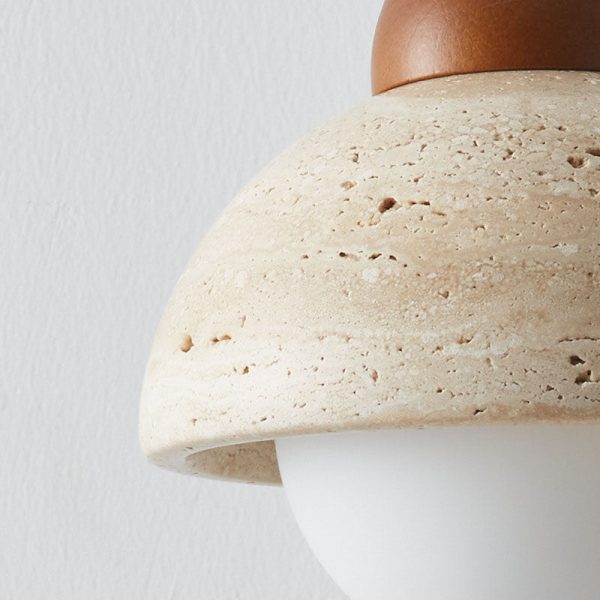 Japanese Wabi-Sabi Solid Wood Glass Horn 1-Light Wall Sconce Lamp - Image 10