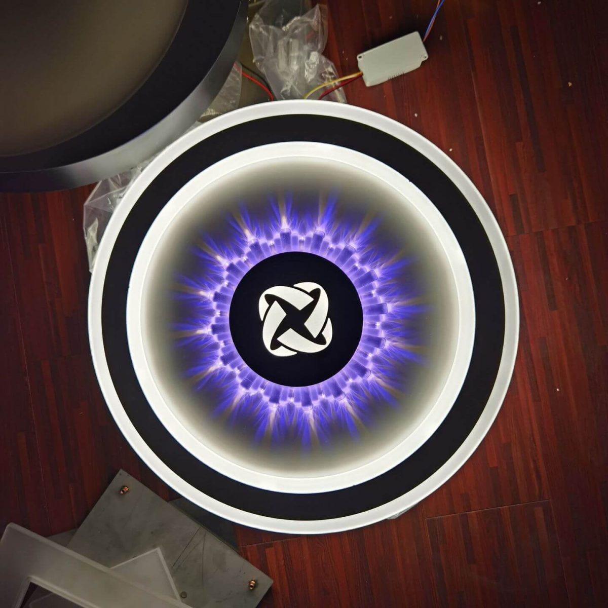 Round Acrylic Simple LED Flush Mount Light - Image 6
