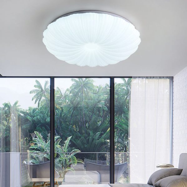 Modern Minimalist Shell Acrylic LED Flush Mount Ceiling Light - Image 16