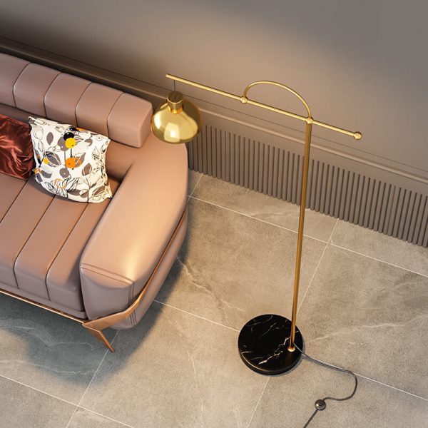 Post-modern Creative Fishing Rod Dome Shade 1-Light Standing Floor Lamp - Image 13