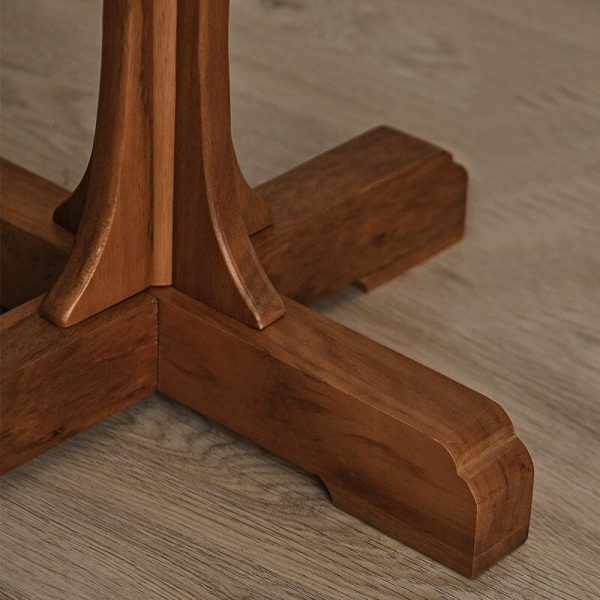 Japanese Zen Rosewood Base Silk Lantern Shade 1-Light Standing Floor Lamp - Image 7