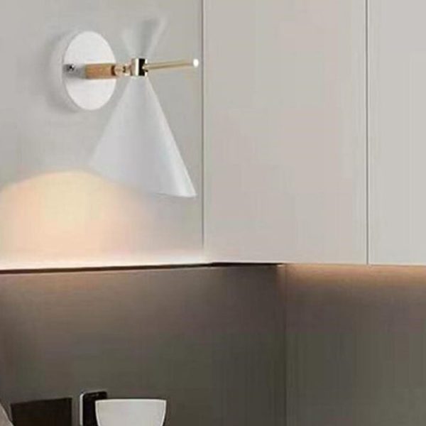Nordic Simple Horn Shade 1-Light Wall Sconce Lamp - Image 12