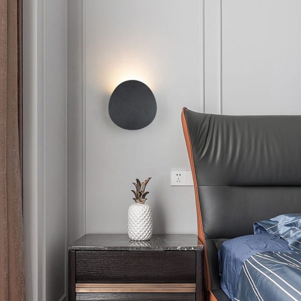 Minimalist Round 1-Light LED Indoor Outdoor Wall Sconce Lamp - Image 7