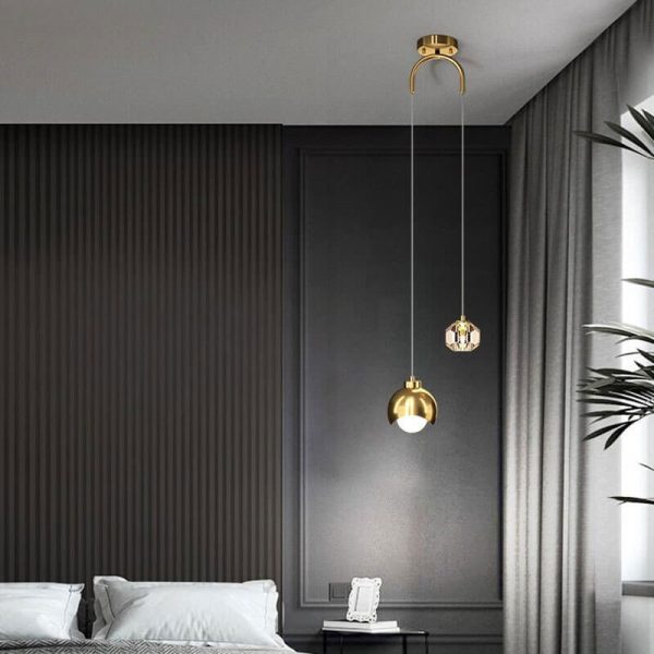 European Style Light Luxury Iron Brass LED Island Light Chandelier - Image 11