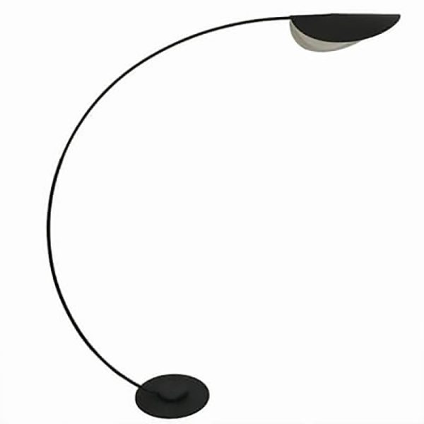 Italian Minimalist Fishing Rod Wicker Iron 1-Light Standing Floor Lamp - Image 5