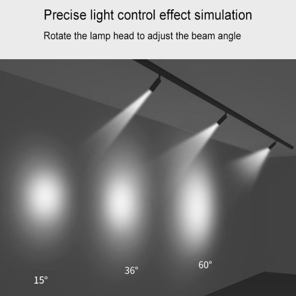 Modern Minimalist Adjustable Dimmable Focus Dimming Spotlight Tubular Track Lighting 3/4/5 Light LED Flush Mount For Living Room - Image 15