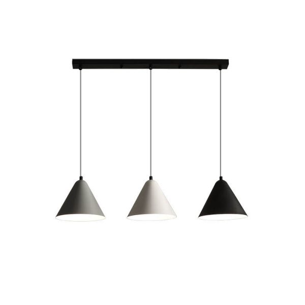 Nordic Creative Simple Wrought Iron Horn Island Light 3-Light Chandelier - Image 8