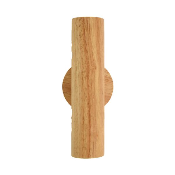 Modern Simple Warm Solid Wood Strip Double Head LED Wall Sconce Lamp - Image 7