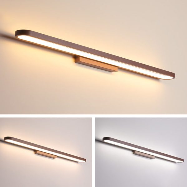 European Minimalist Circular Aluminum Vanity Light LED Mirror Front Wall Sconce Lamp - Image 18