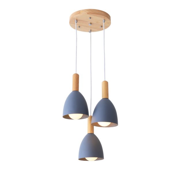 Nordic Minimalist Macaron Solid Color 1/3-Light Chandelier - Image 17